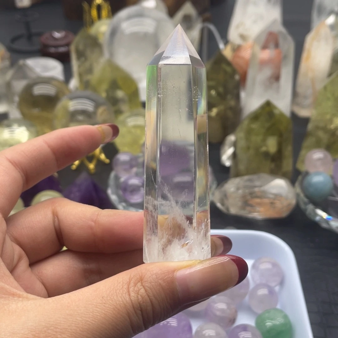 水晶46未镶嵌白水晶柱