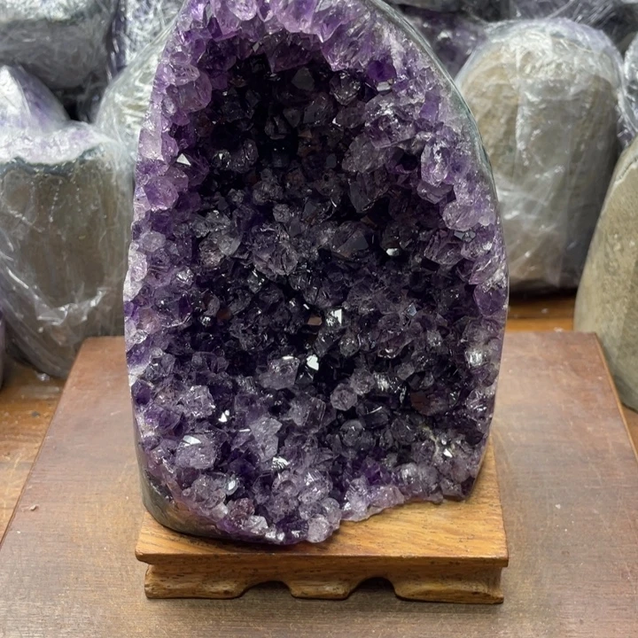 未镶嵌摆件紫晶紫晶