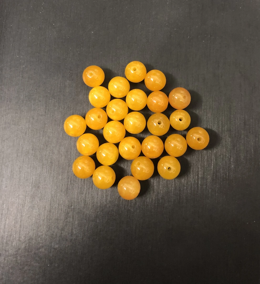 黄翡卡9➕翡翠散珠一颗多样性发货