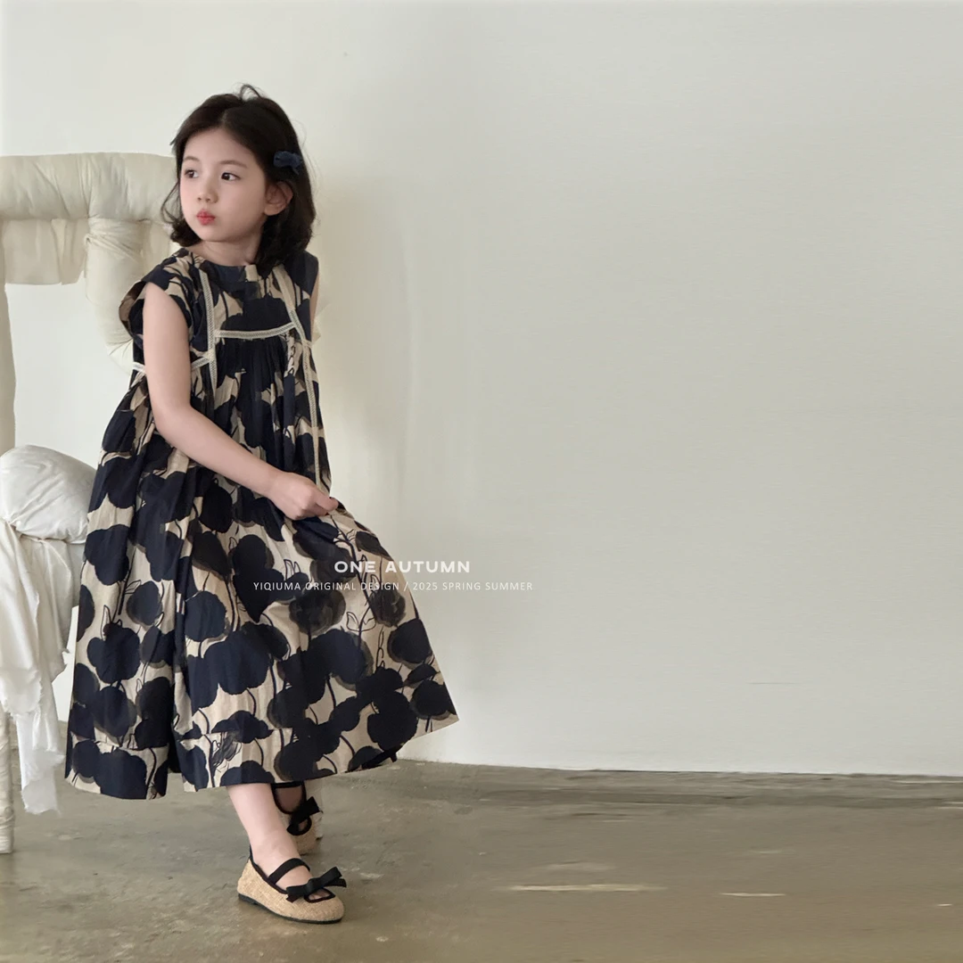 现货「壹秋.ONE AUTUMN」【臻选小雅】花色休闲背心裙女童夏季GX970
