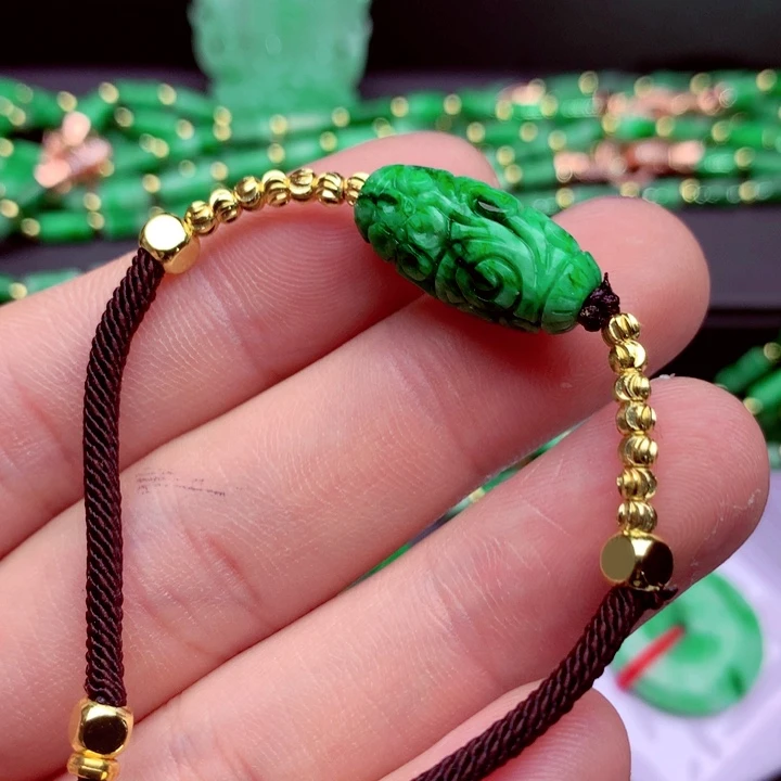 翡翠未镶嵌手链A货