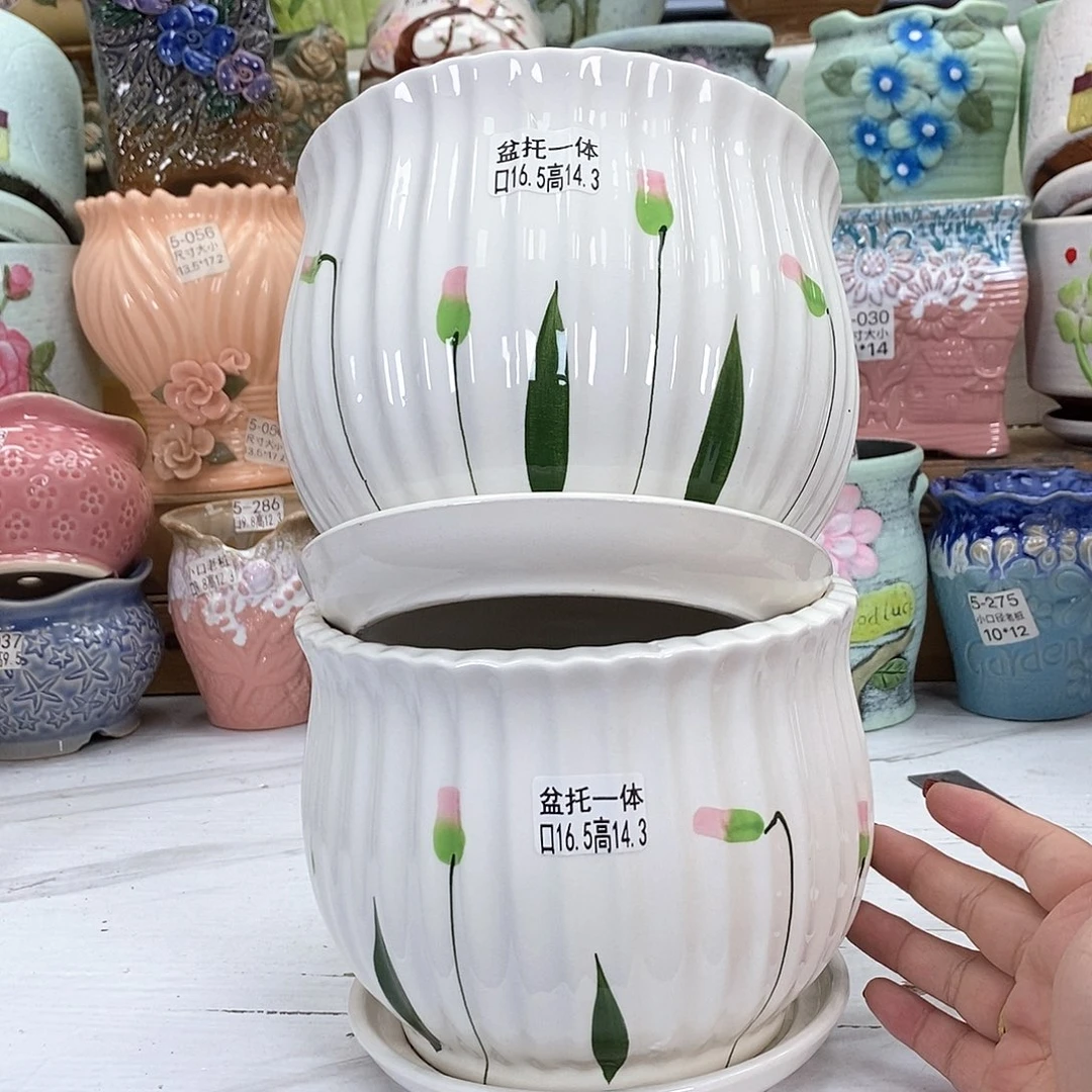 陶瓷@陶瓷花盆@@55383818394586