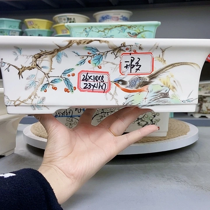 紫砂花瓶紫砂花盆