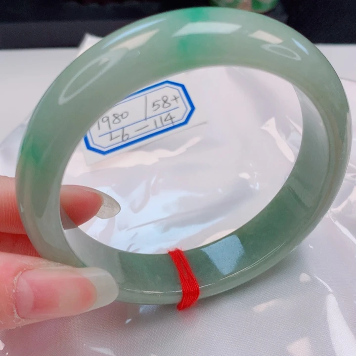 未镶嵌手镯翡翠58圈