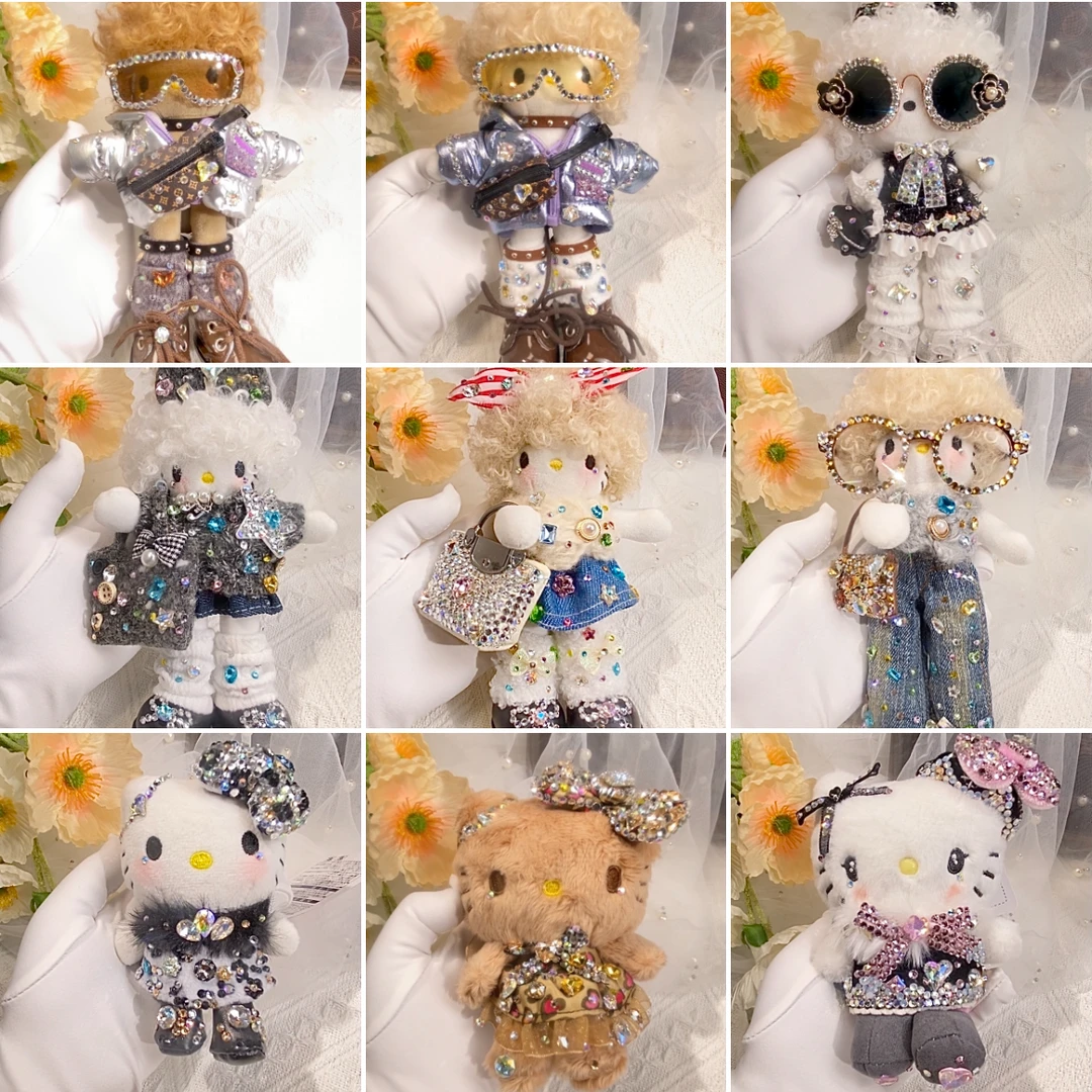 宝藏好物定制新品手工挂件创意礼品 长腿平替非华钻手作 no退no换