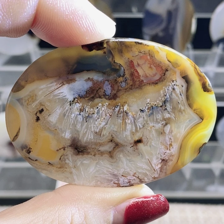 玛瑙/玉髓未镶嵌颈饰