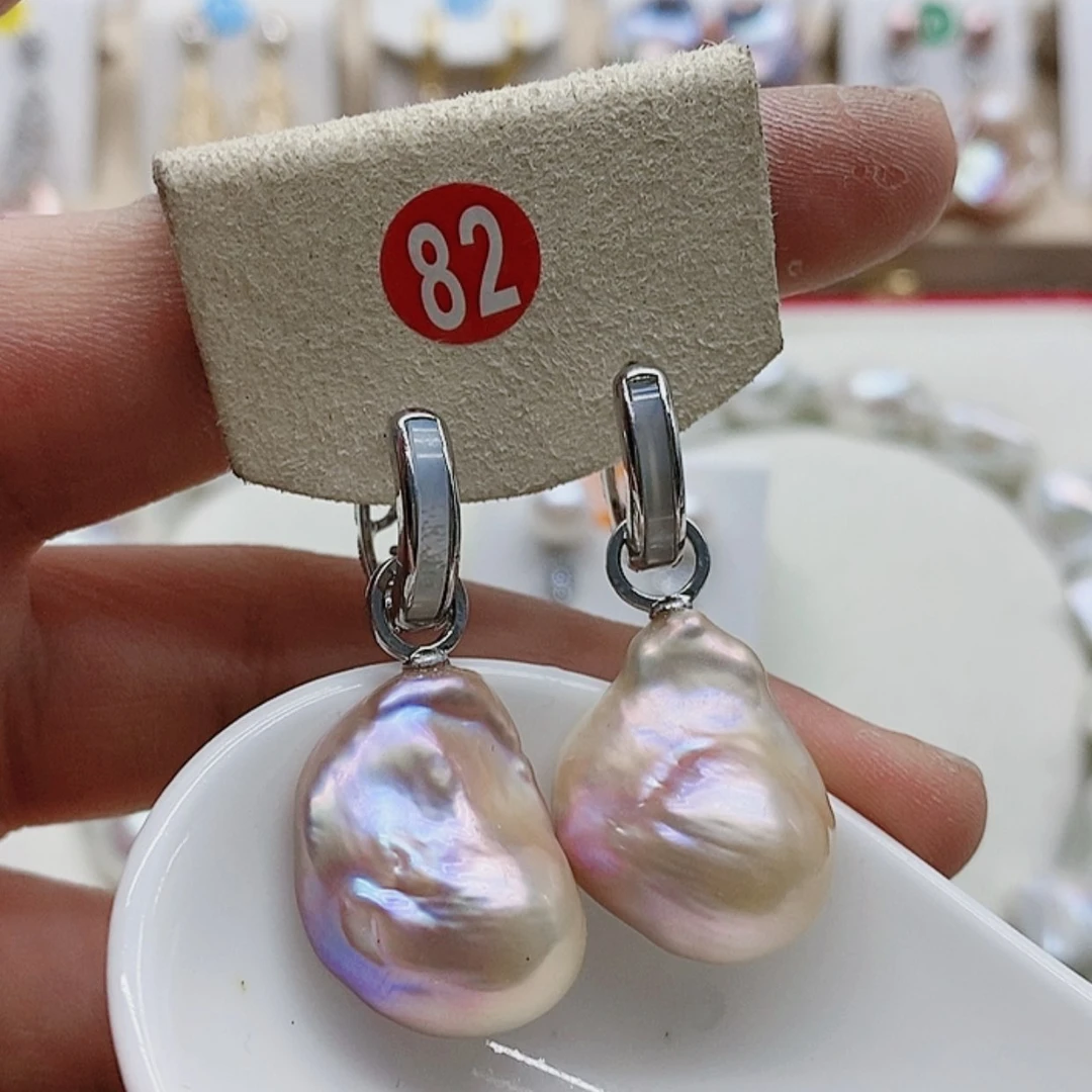 【闪购商品】淡水珍珠耳饰银S925镶嵌