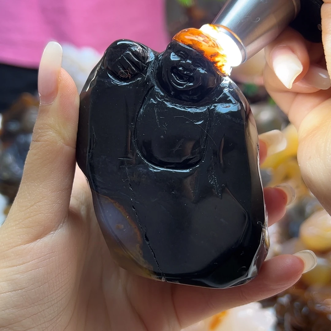 玛瑙/玉髓未镶嵌吊坠(不含链)