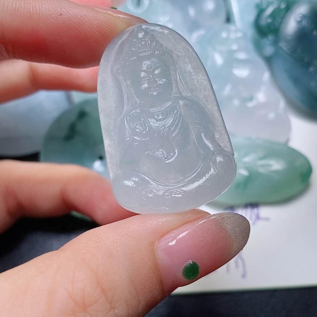 未镶嵌定制翡翠毛货付款后联系客服确认抛光