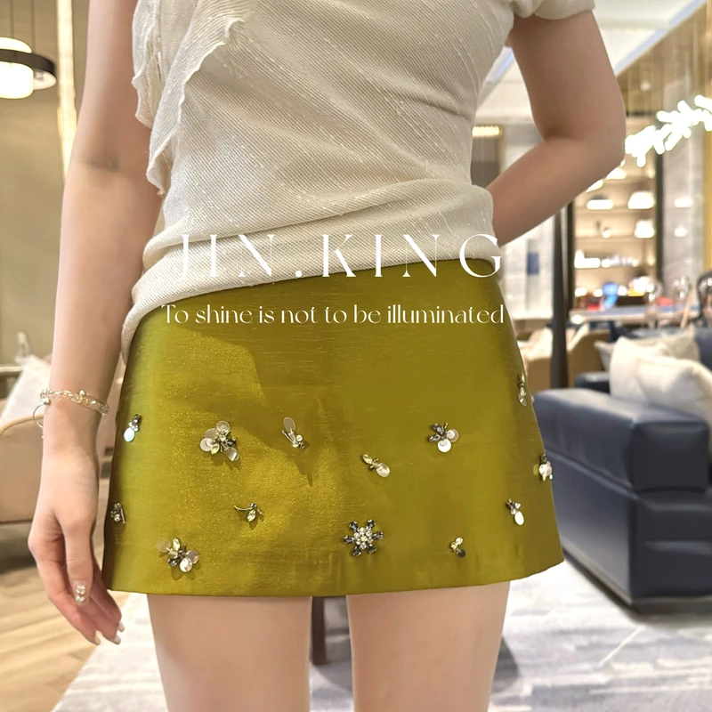 【JIN_KING】女装高奢百搭时尚精致裤子时髦夏季女短裤J0007