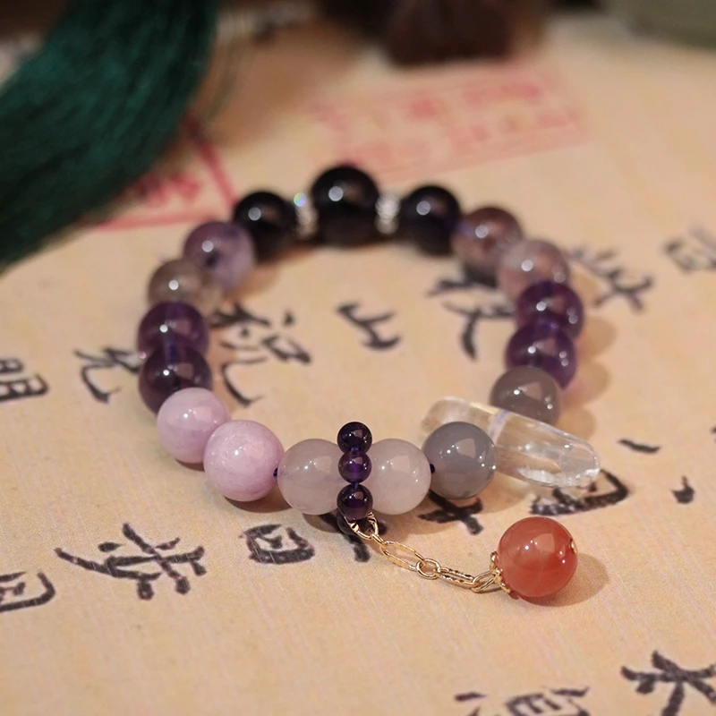 九福晶典 九紫离火水晶手链（多样性发其一） OQ90465