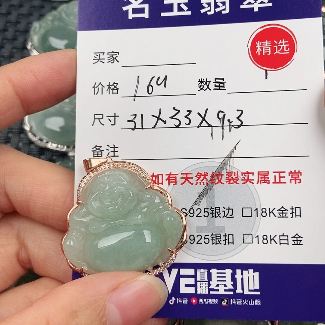 翡翠银S925镶嵌颈饰