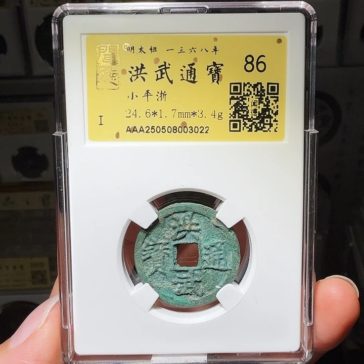 铜瀚海文物A洪武背浙3022