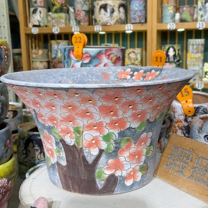 红陶景德镇艺术手绘作品