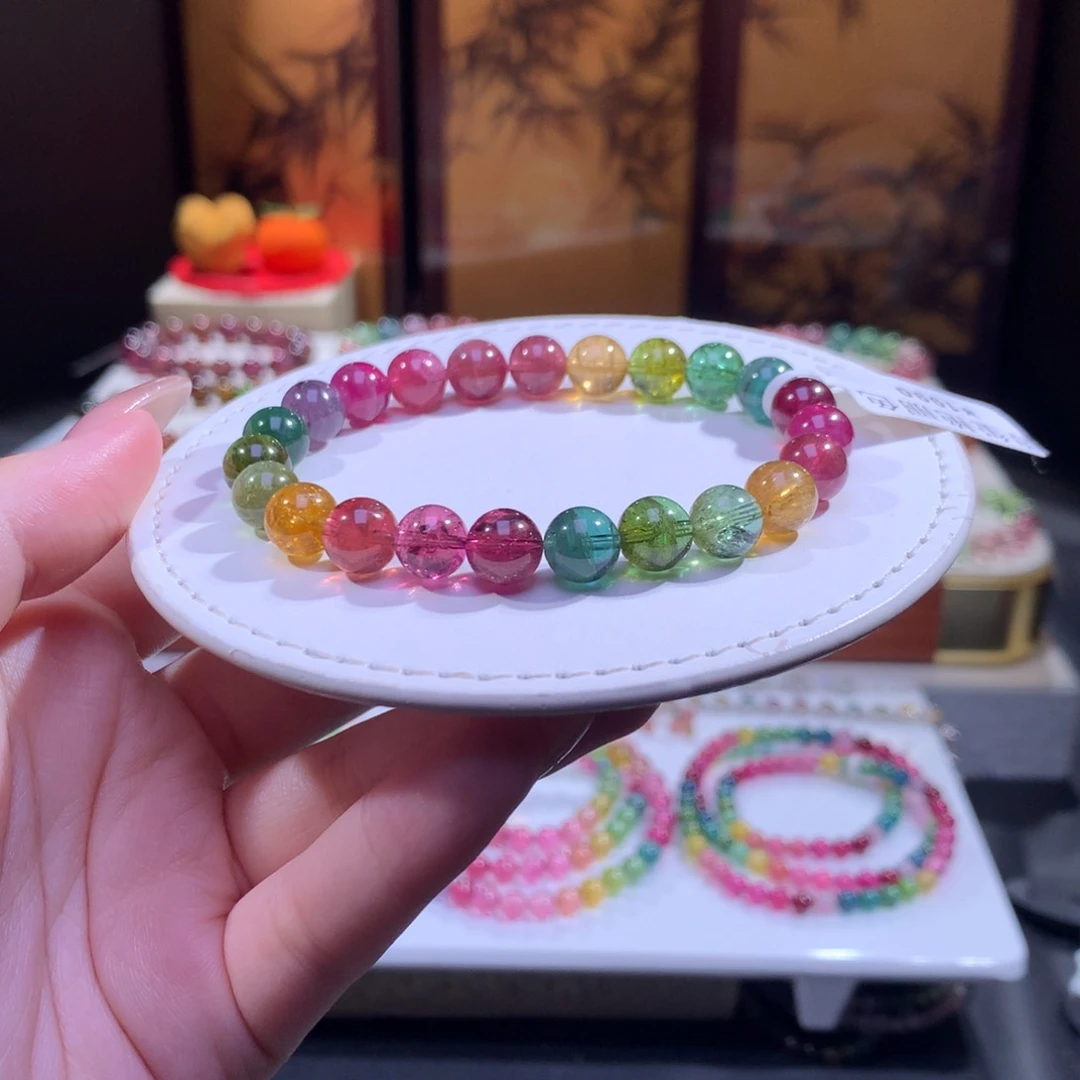 未镶嵌手链碧玺碧玺