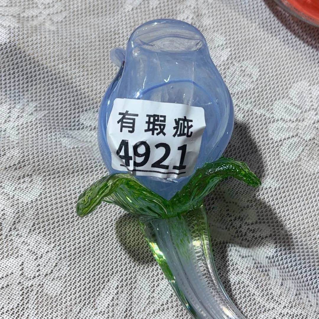 琉璃4921 家悦美居琉璃花瓶瑕