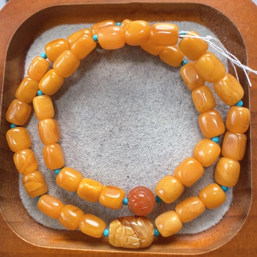 蜜蜡未镶嵌手串蜜蜡