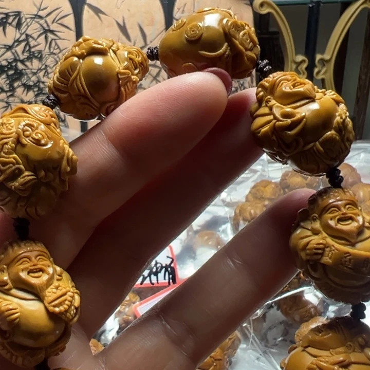 手串/手链橄榄核灬**灬手工龙财