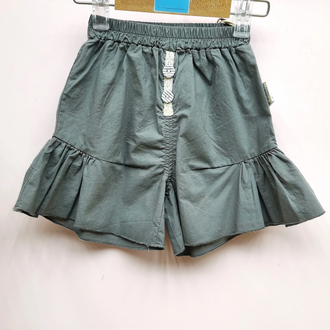 哎蔴蔴/优子壹家【八月青仓】夏儿童短裤9022960女小童宝宝四分裤