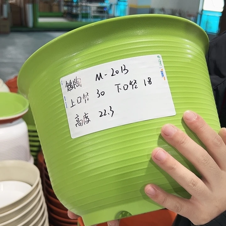 正品矮陶口30高22果绿无托5只