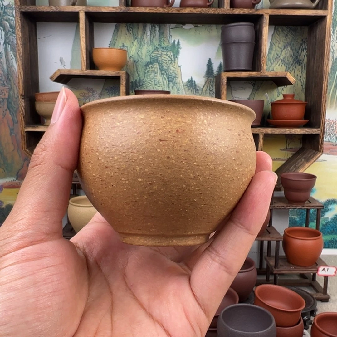 茶杯紫砂拙器甄选，纯原本矿。