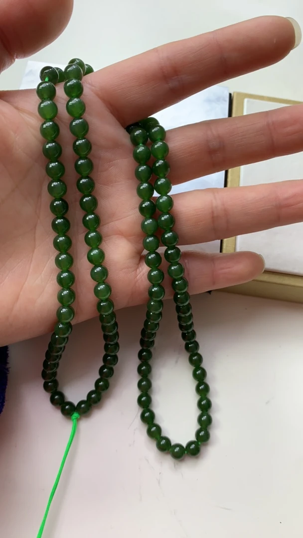 和田玉碧玉毛衣链卡6