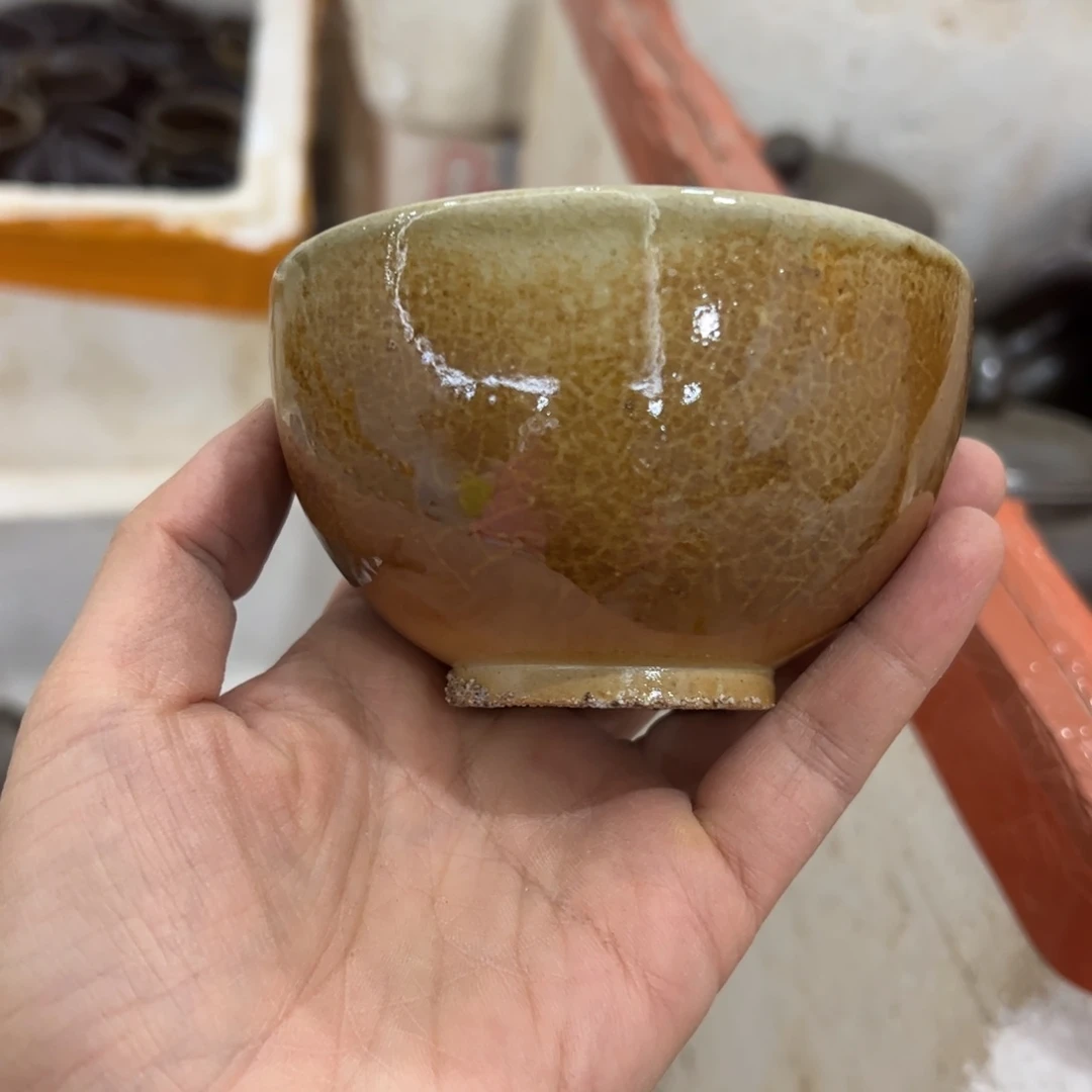 贵台龙窑柴烧茶杯A82