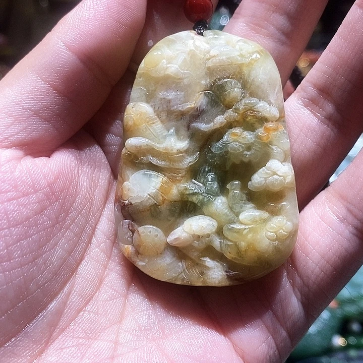 岫玉未镶嵌毛衣链