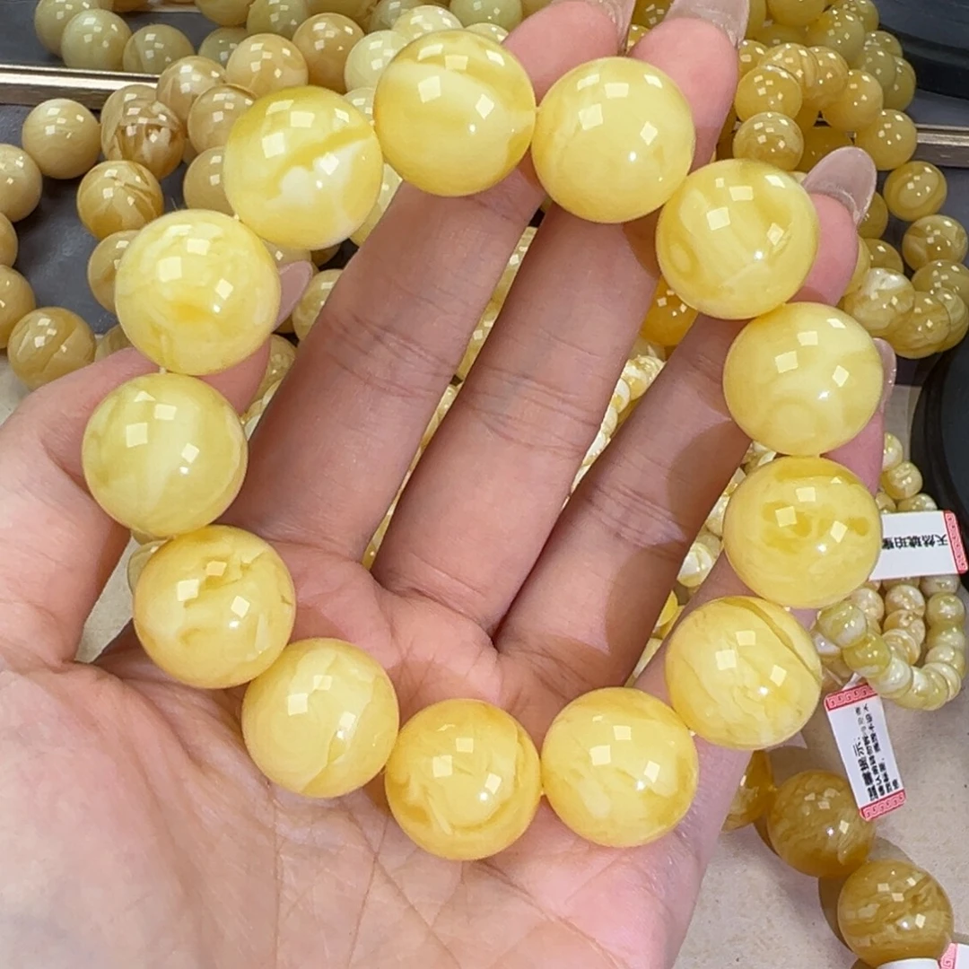 手链琥珀未镶嵌40.5妖花
