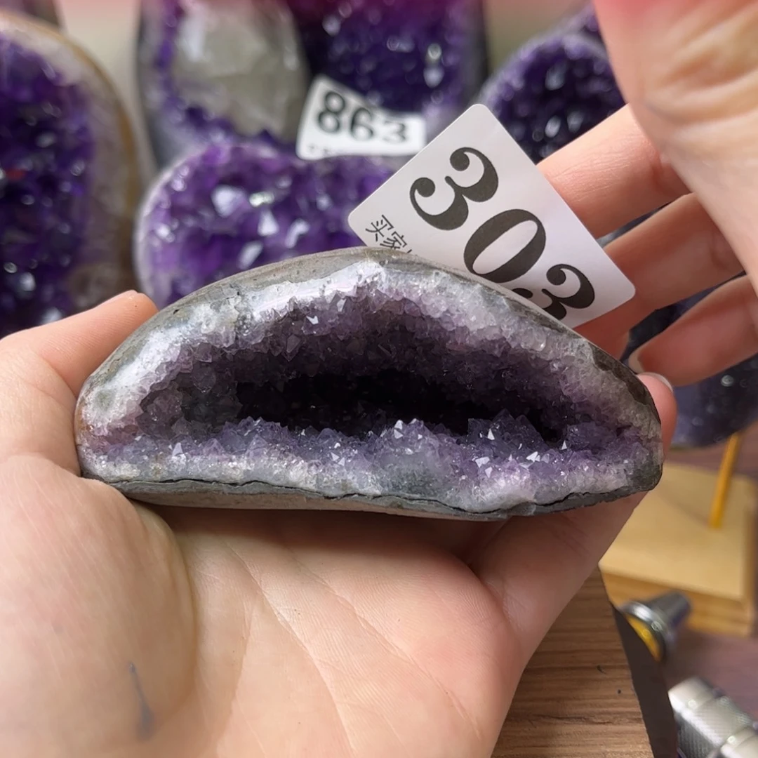 带底座888未镶嵌紫晶