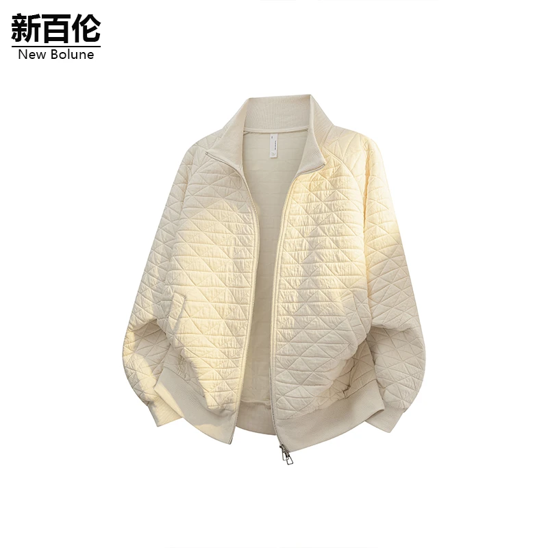 新百伦/NEW BOLUNE美式夹克外套男款痞帅休闲情侣秋冬运动上衣服