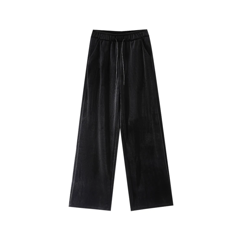 【mimius】P 25秋冬阳光丝密绒松紧腰垂感松紧腰休闲长裤 WG08306