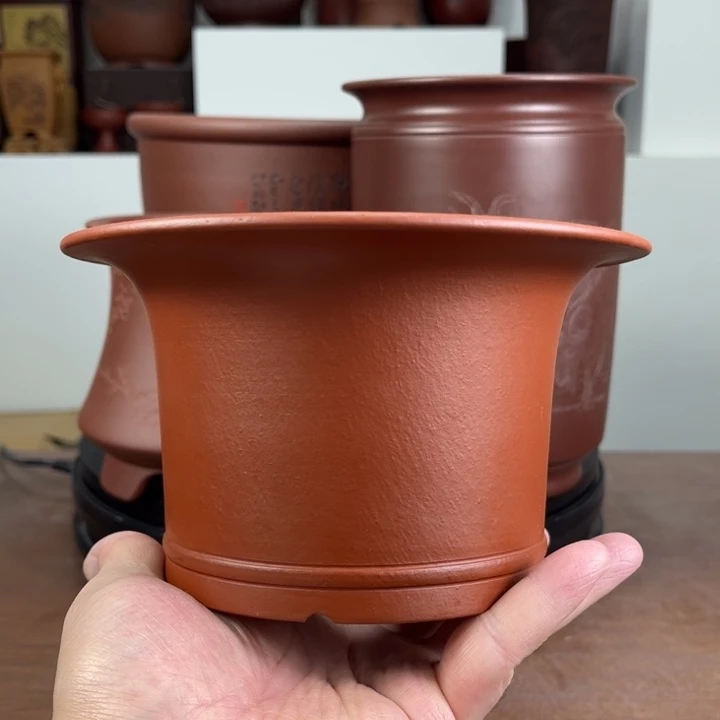 朱泥全手工精品盆