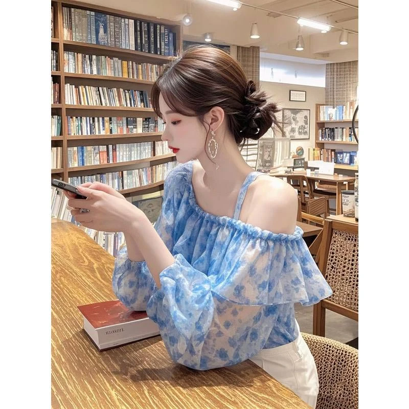 2025年春秋季新款韩版时尚高级感上衣女小个子洋气百搭打底上衣潮