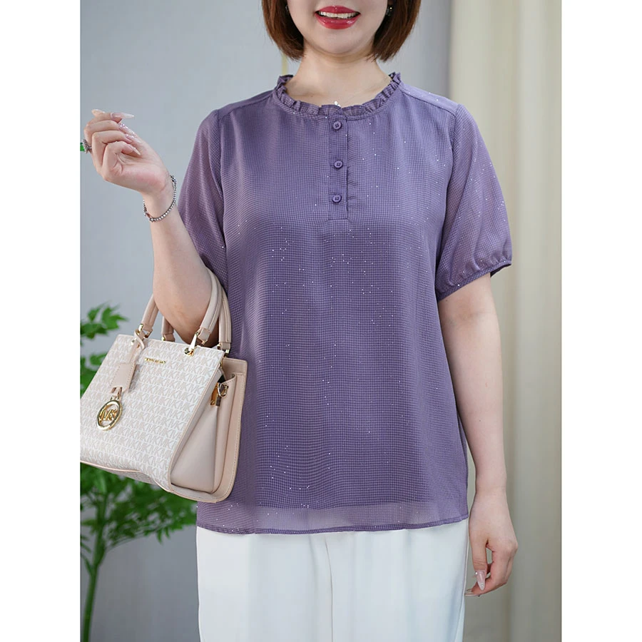 独特漂亮小衫微胖mm大码女装夏季新款衣服高级感上衣短袖百搭T恤