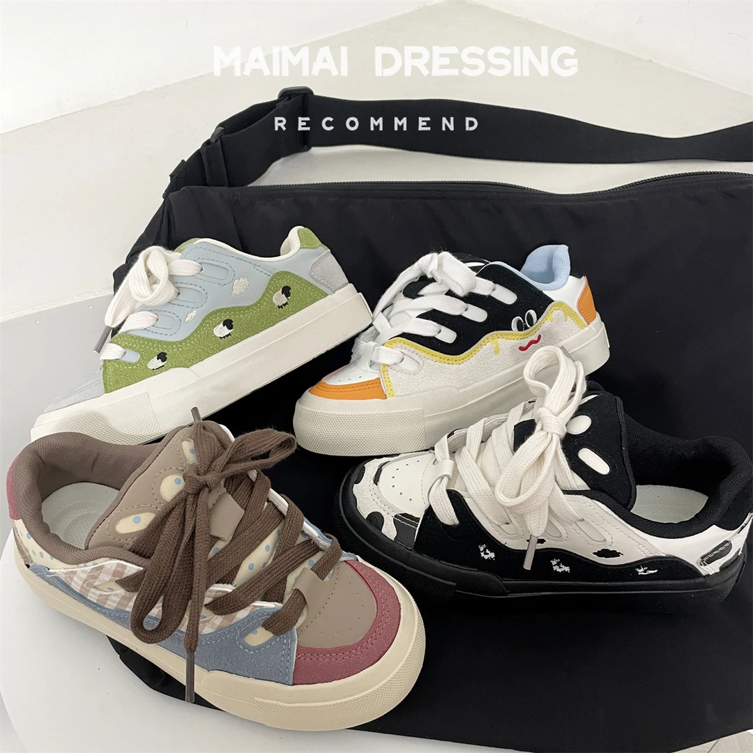 MAIM·【25年早春新品！小众不撞款】板鞋低帮学生软底女鞋