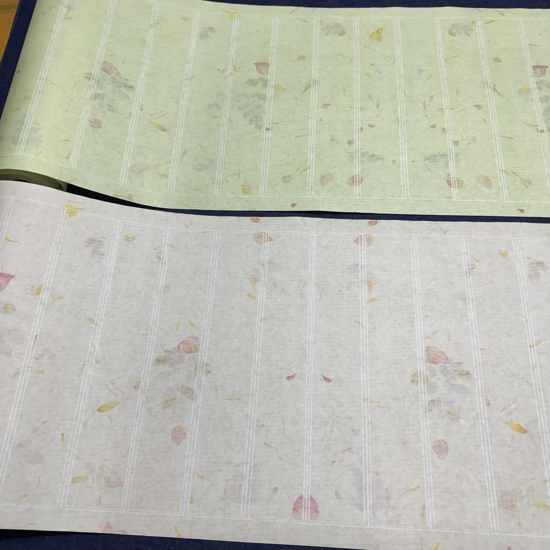 【生纸5CM青岚花瓣笺长卷】大风堂加厚生纸书法作品纸