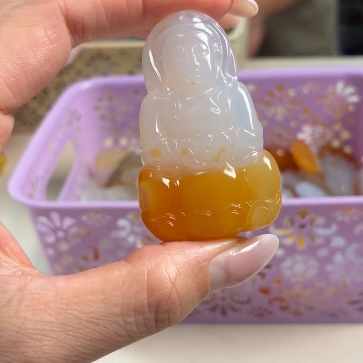 玛瑙/玉髓未镶嵌吊坠(不含链)