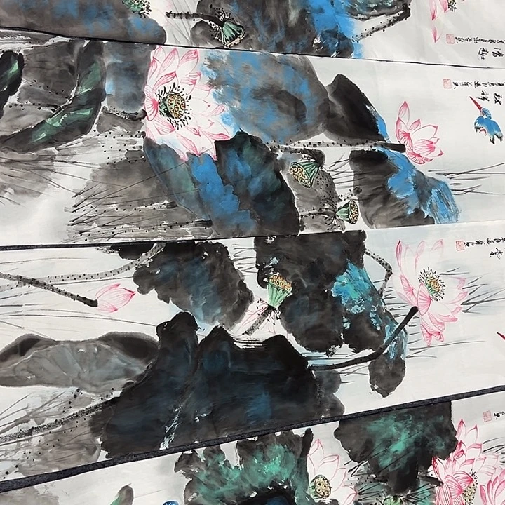 竖款晚上好呀！山水作品欣赏吧……