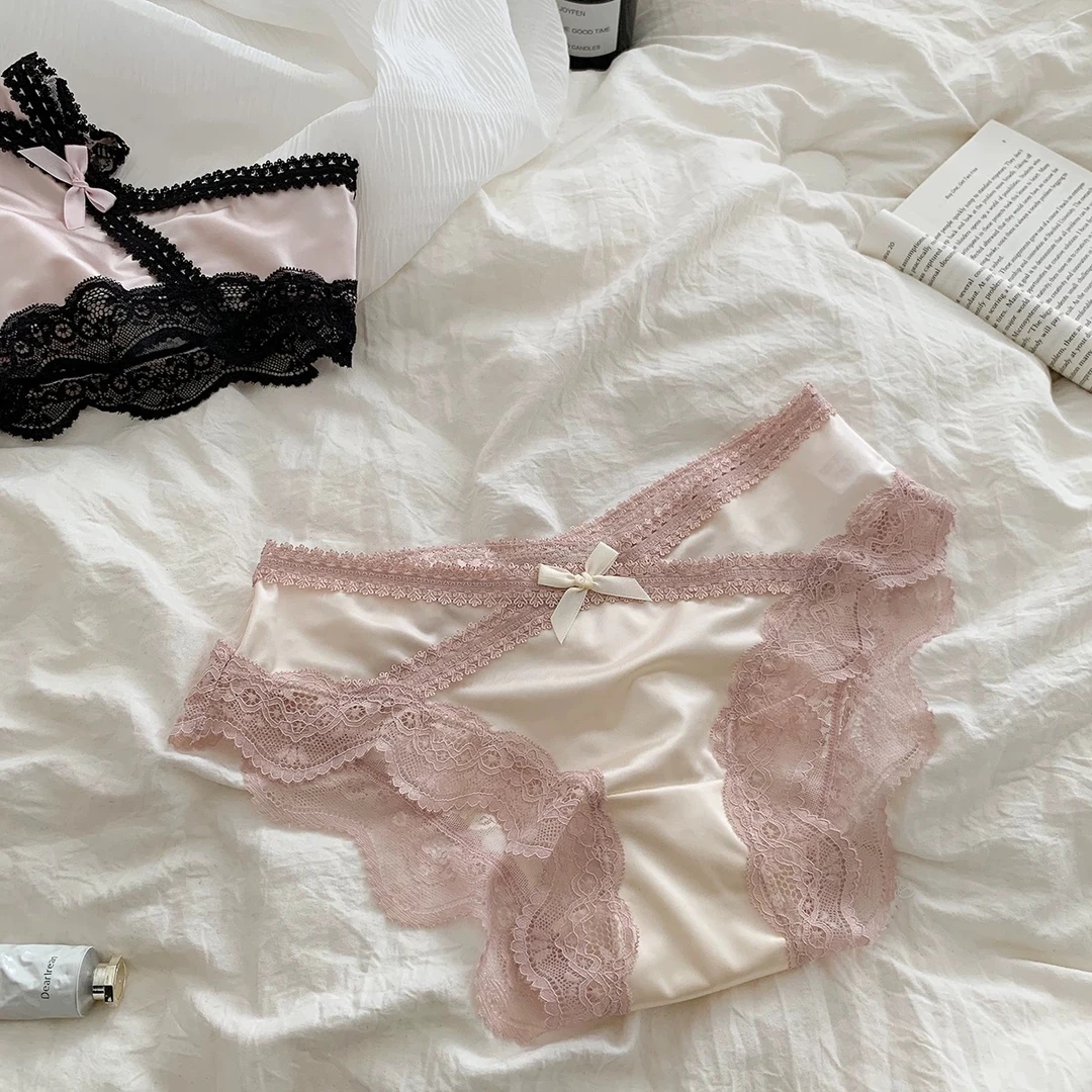 【Lace Lure~】低腰三角裤女三角内裤包臀内裤夏季性感欧若智性风