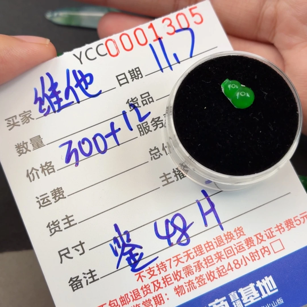 维***女翡翠未镶嵌颈饰翡翠