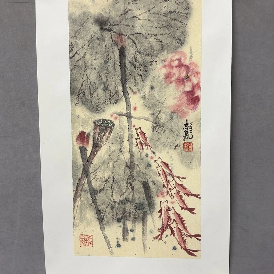 国画艺术家真人手绘