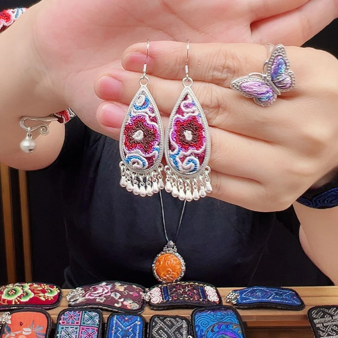 黄铜925银布艺手工艺品