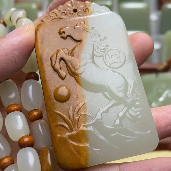 俏色巧雕马山水111