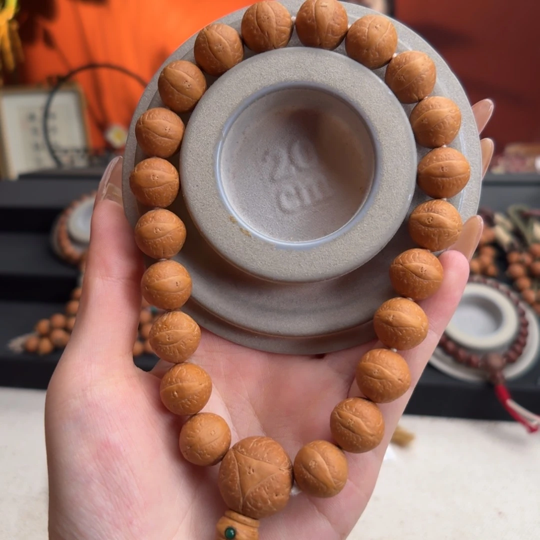 手串凤眼菩提14m m铁籽手持素串货头