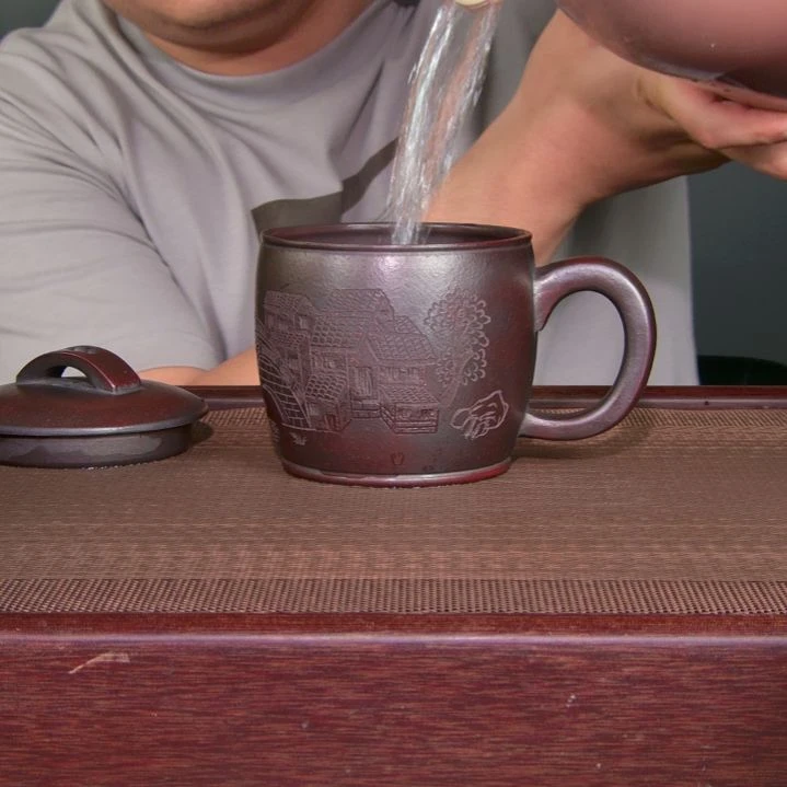 茶杯紫砂高货放漏