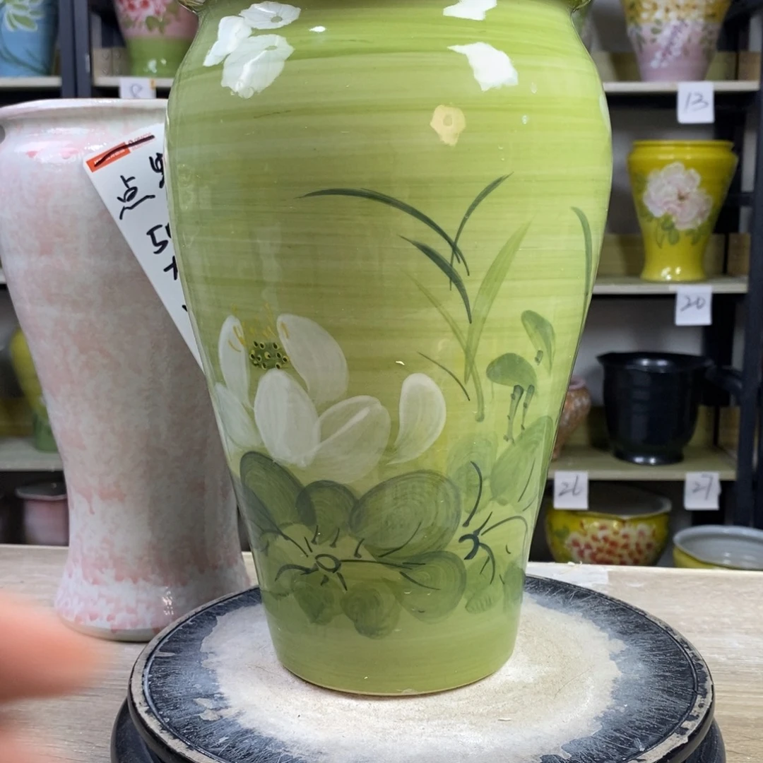 景德镇手工手绘陶瓷花盆