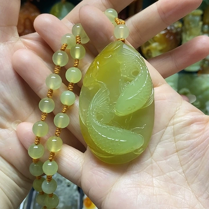 尊***者未镶嵌岫玉吊坠(赠链)