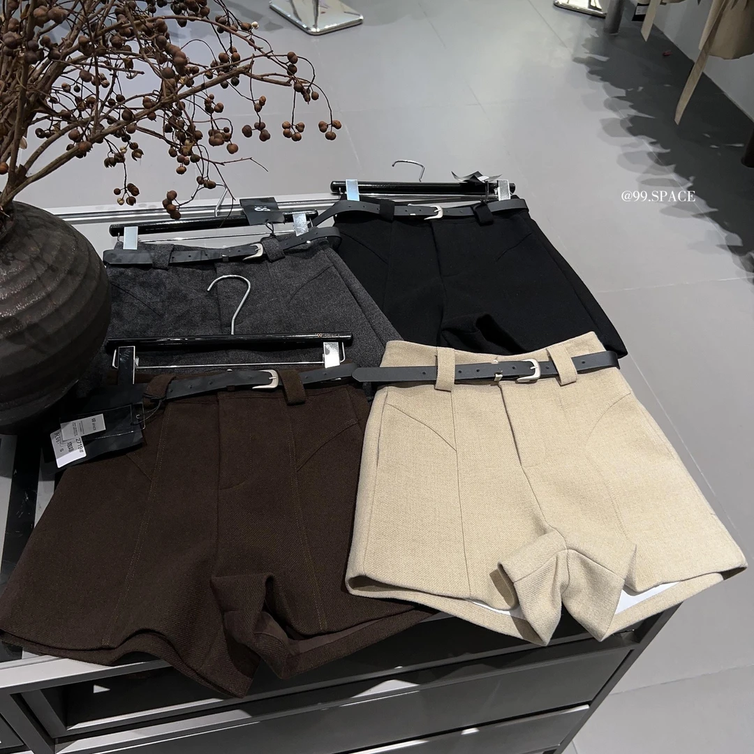 99-2719新款—加厚呢子短裤