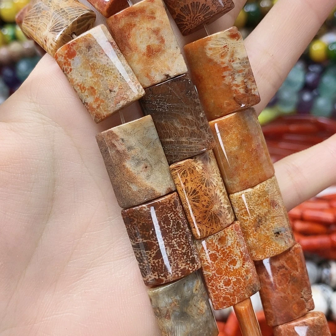 玛瑙/玉髓未镶嵌珠宝半成品菊花石一条